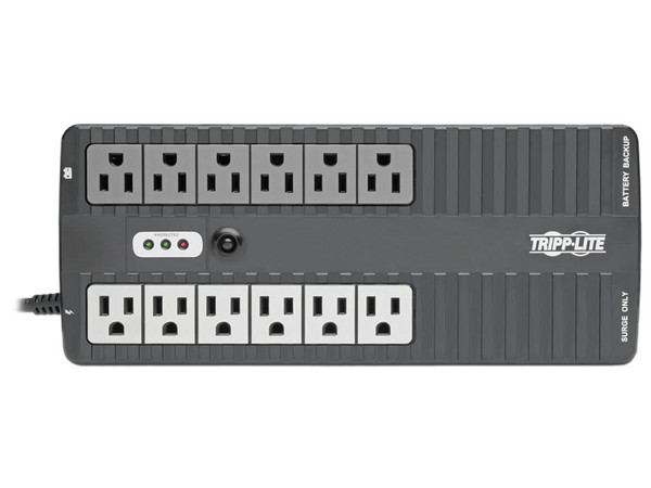 Batería de respaldo Tripplite INTERNET750U de 750VA (450 Watts) con 12 contactos NEMA 5-15R, 120V.
