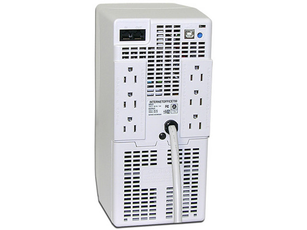UPS TrippLite Internet Office 700 de 425W, 6 Contactos, Protección para Línea Telefónica, USB.