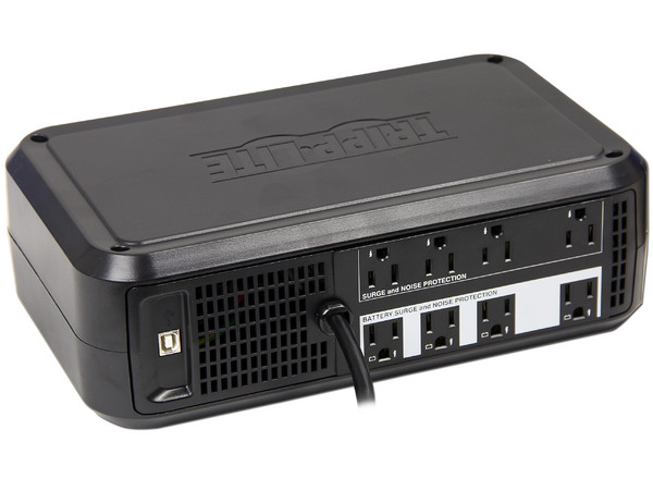 No Break Tripp Lite OmniSmart OMNI650LCD, 650VA (350WATTS) con 8 Conexiones NEMA 5-15P, USB. 