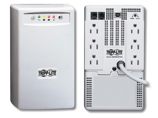 UPS TrippLite OmniSmart 500 de 500VA, 6 Contactos, Protección Telefónica e Interfase USB para PC.