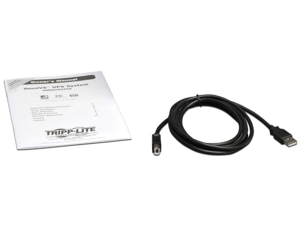 UPS Tripp Lite OMNIVS1500 de 940W, 8 contactos, protección para línea telefónica, USB.