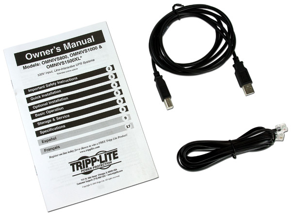 UPS Tripp Lite OMNIVS1500XL de 940W, 6 contactos.