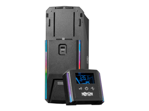 UPS Tripplite Gamer 1000VA 600W, Onda sinusoidal, LCD, RGB, USB.