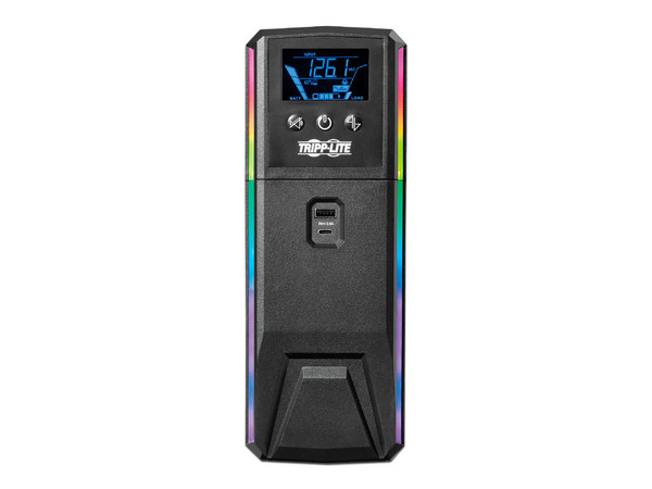 UPS Tripplite Gamer 1000VA 600W, Onda sinusoidal, LCD, RGB, USB.