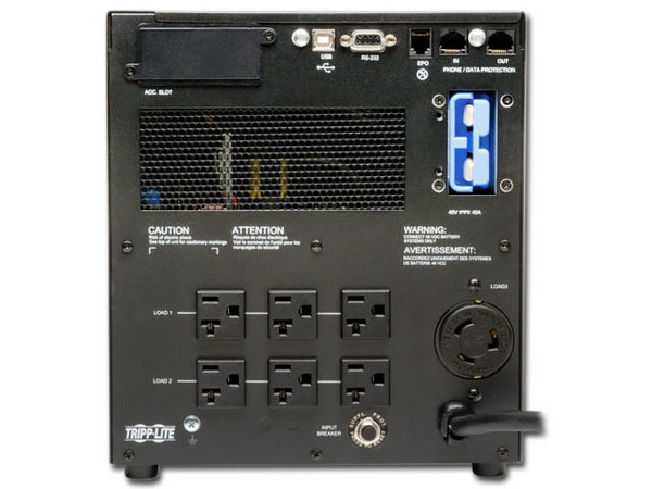 Batería de Respaldo Tripp Lite Smartonline UPS, 1000 VA (900 W), USB, 6 Contactos.