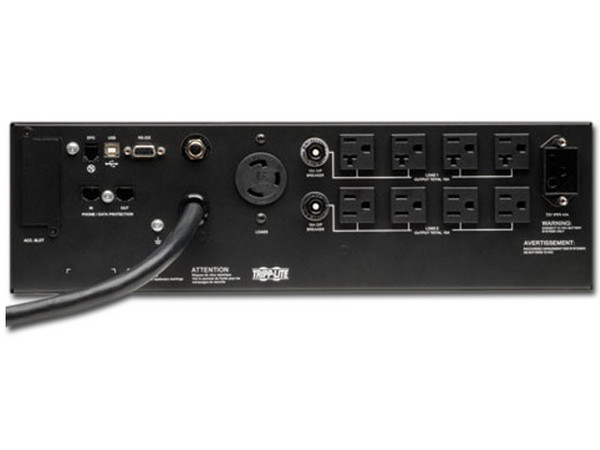 UPS Tripp Lite SmartOnline de doble conversión 120V, 3kVA 2.7kW, en 3U para Instalación en Rack.