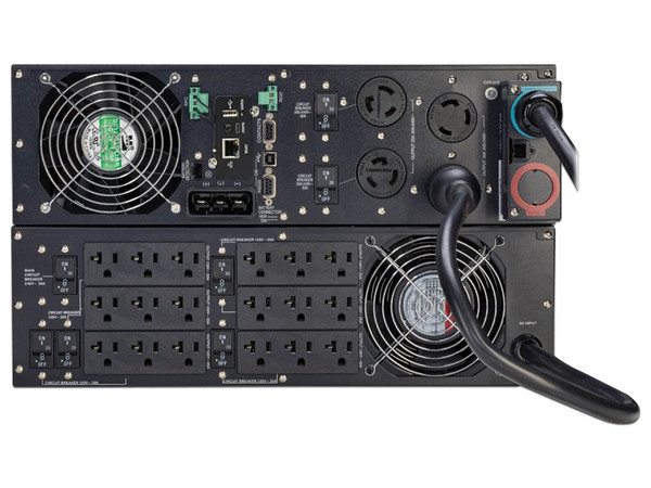 UPS Tripp Lite SmartOnline SU5000RTF, 500VA (4500Watts), 18 Contactos NEMA 5-20R, 240V - 100V, Batería de Respaldo. Color Negro.