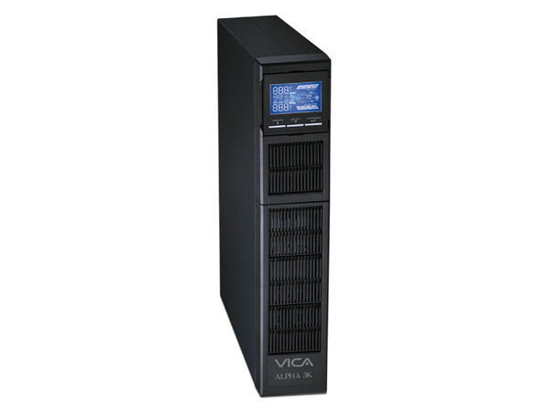 UPS On-line Vica Alpha 3K-220V, 3000VA/3000W, con 8 Contactos NEMA 5-20R, USB, Color Negro.