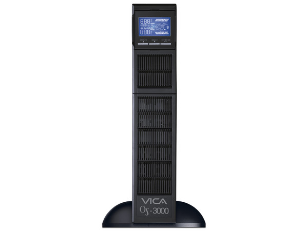 UPS VICA NBKVIC610, 8 Contactos NEMA 5-20R , 3000VA/3000 W, Pantalla LCD, RJ45. Color Negro