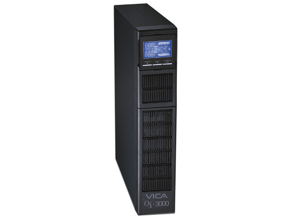 UPS VICA NBKVIC610, 8 Contactos NEMA 5-20R , 3000VA/3000 W, Pantalla LCD, RJ45. Color Negro