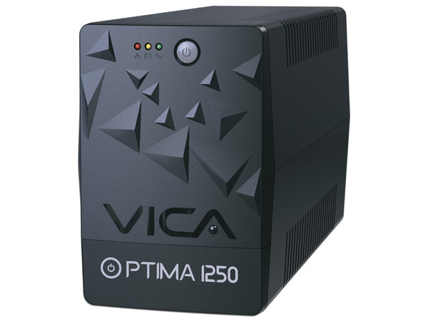 No-Break VICA OPTIMA 1250 de 1250VA (625 Watts) con 8 Contactos NEMA 5-15R.