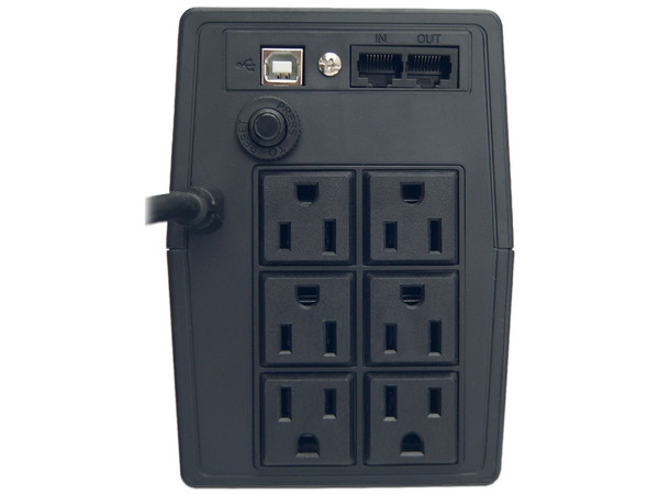 No-Break VICA VICA OPTIMA 750 de 750VA (350 Watts) con 6 Contactos NEMA 5-15R.
