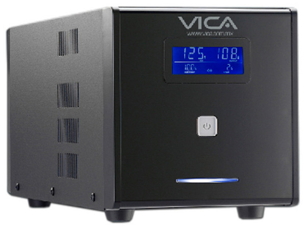 No-Break con regulador Vica S3000-N con 8 conexiones Nema 5-15R.