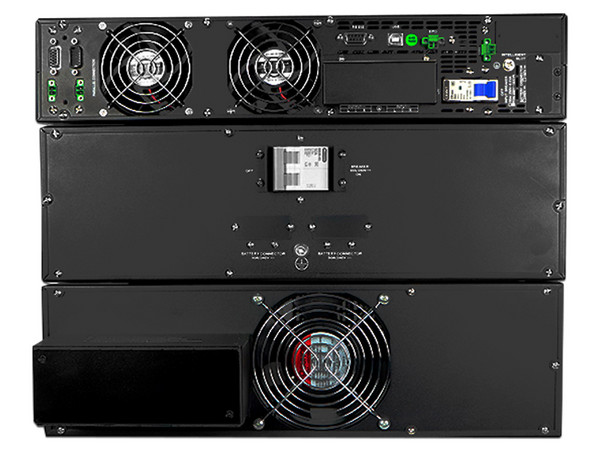 UPS No-Break Forza FDC-110KMR-ISO,  10000VA/10000W, salida de bloque terminal, UPS Doble conversión, color negro
