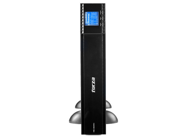 UPS Forza Atlas FDC-3012R-I de 3000VA/3000W con 8 contactos, RS-232, USB, voltaje de entrada 200/240V.