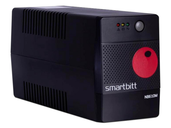 No Break SmartBitt SBNB610M, 610VA, Potencia 305W, 4 Salidas, 25 Minutos De Respaldo.