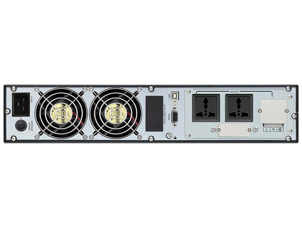UPS Smartbitt Online Rack/Torre 2U 3KVA/2700W 220V Configurable SNMP 4 Contactos LCD