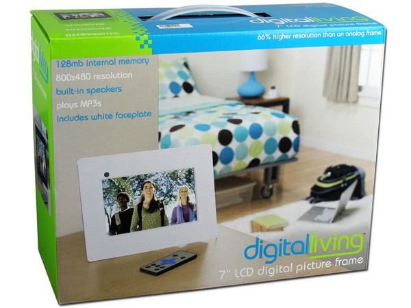 Portarretrato Digital Living LCD de 7