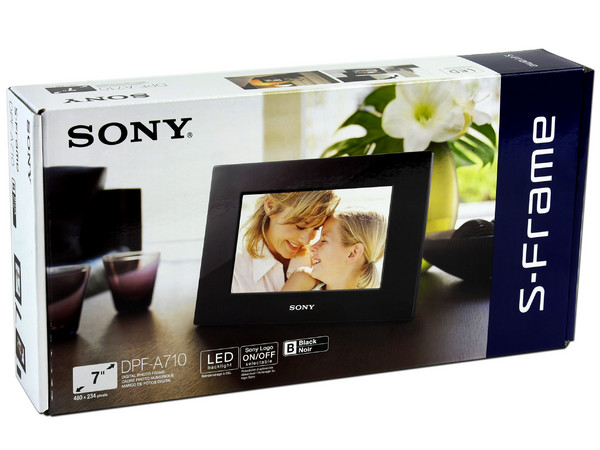 Portarretrato Digital Sony DPF-A710 con LED de 7