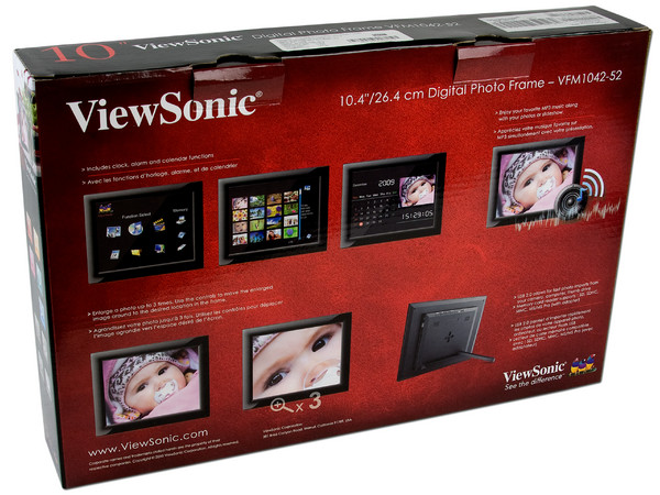 Portarretrato MULTIMedia Viewsonic LCD de 10.4
