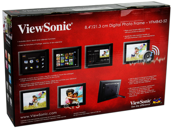 Portarretrato MULTIMedia Viewsonic LCD de 8.4