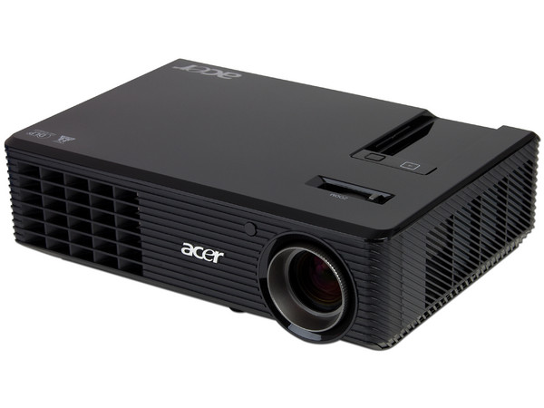 Proyector Acer X1161P, Resolución de 800 x 600 y 2700 ANSI-Lumens, 3D ready.