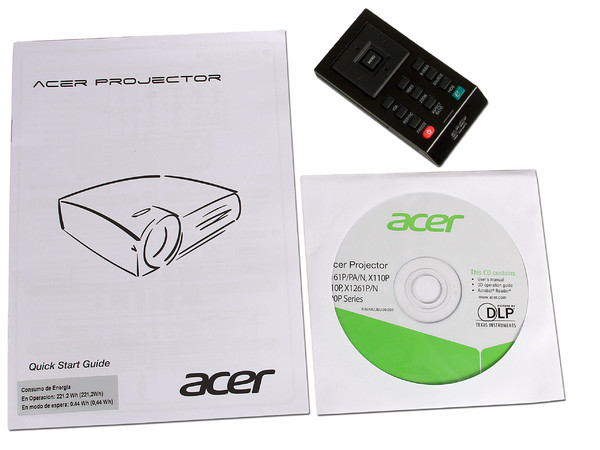 Proyector Acer X1261P, Resolución de 1024 x 768 y 2700 ANSI Lumens, 3D ready.