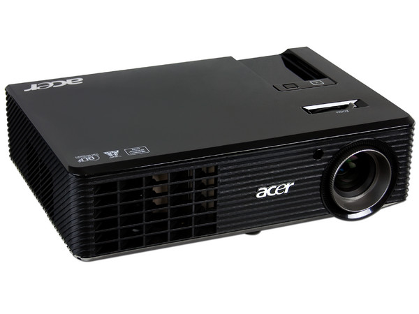 Proyector Acer X1261, Resolución de 1,024 x 768 y 2500 lúmenes. Nvidia 3D Vision Ready