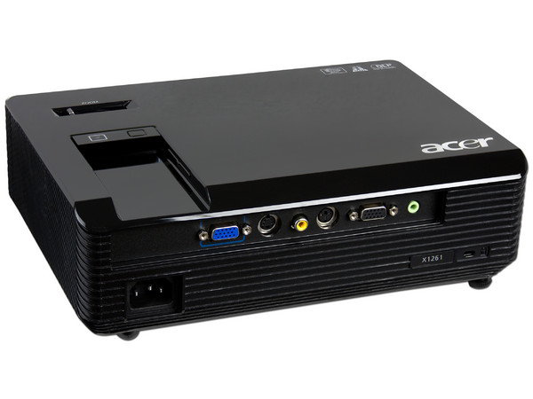 Proyector Acer X1261, Resolución de 1,024 x 768 y 2500 lúmenes. Nvidia 3D Vision Ready