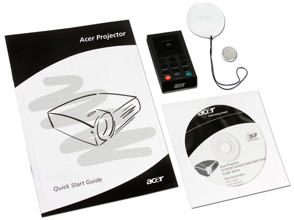 Proyector Acer X1261, Resolución de 1,024 x 768 y 2500 lúmenes. Nvidia 3D Vision Ready