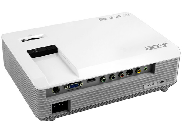 Proyector Acer H5360, Resolución de 1,280 x 720 y 2500 ANSI-Lumens. NVIDIA 3D Vision Ready