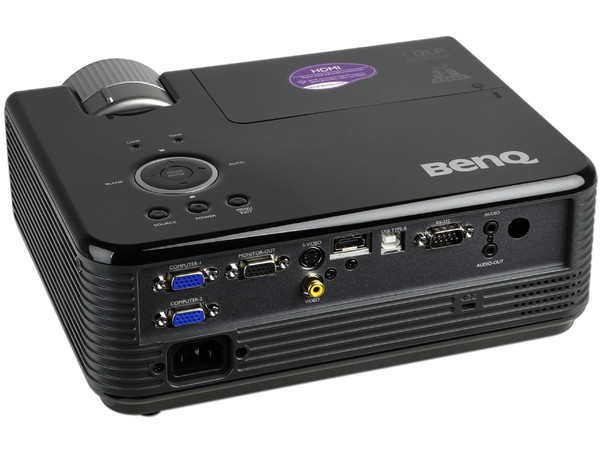Proyector BenQ MS510, Resolución de 800 x 600 y 2700 ANSI lúmenes.