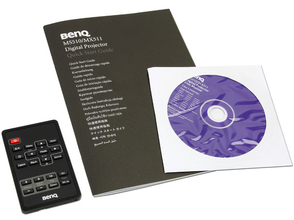 Proyector BenQ MS510, Resolución de 800 x 600 y 2700 ANSI lúmenes.