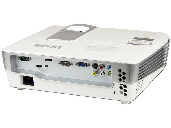 Proyector BenQ MS612ST, Resolución de 800 x 600, Contraste 5000:1, 2500 ANSI Lumens y 3D Ready.