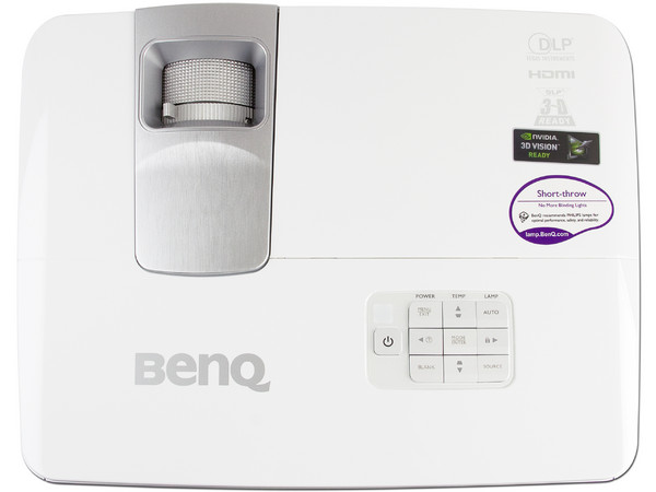 Proyector BenQ MS612ST, Resolución de 800 x 600, Contraste 5000:1, 2500 ANSI Lumens y 3D Ready.