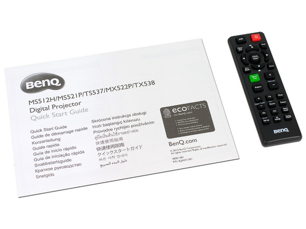 Proyector BenQ MS521P, Resolución de 800 x 600 y 3000 ANSI-Lumens.