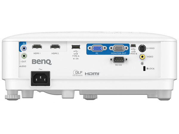 Proyector BenQ MW560, 
Resolución de WXGA (1280 x 800), 
Contraste 20.000:1 y 4000 ANSI-Lumens. 
Color Blanco.