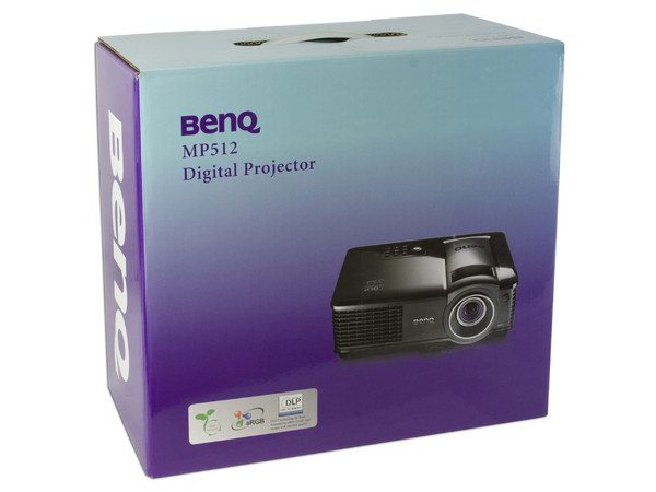 Proyector BenQ MP512, Resolución de 800X600 y 2,200 lúmenes.