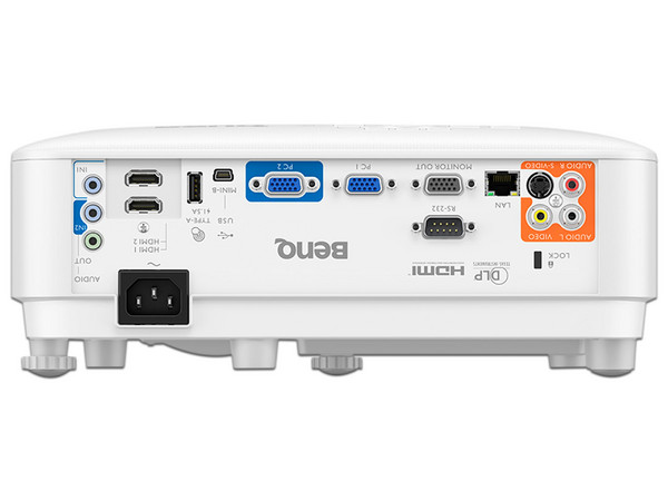 Proyector de Tiro Corto BenQ MW826STH, 
resolución de WXGA (1200 x 800), 
20000:1 y 3500 ANSI-Lumens. 
Color blanco