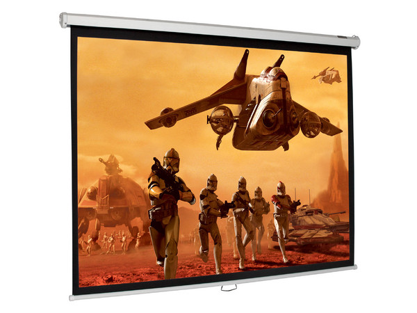 Pantalla para proyector Desplegable Manual Elite Screens de 80