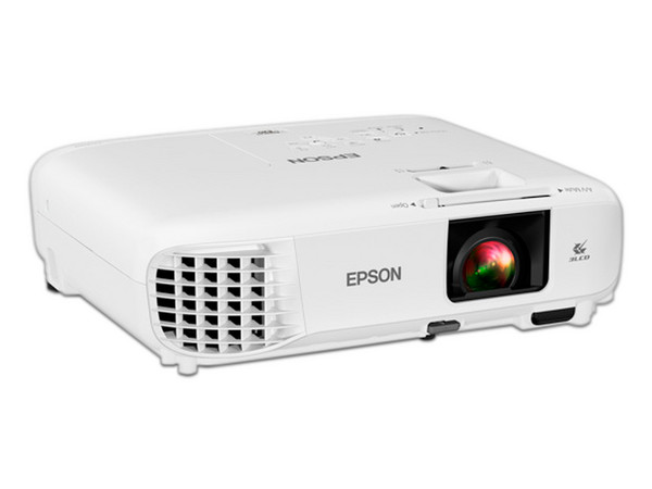 Proyector Epson PowerLite E20, Resolución de 1024 x 768, Contraste 15,000:1 y 3,400 ANSI-Lumens, Incluye Antivirus McAfee.