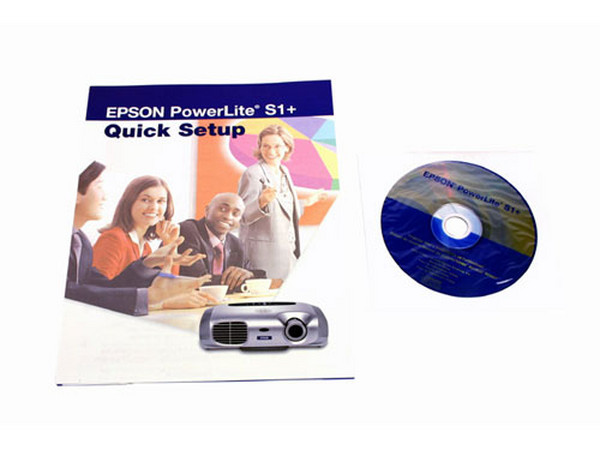 Proyector Epson PowerLite S1+, 1400 Lumens, incluye Maletín de transporte.