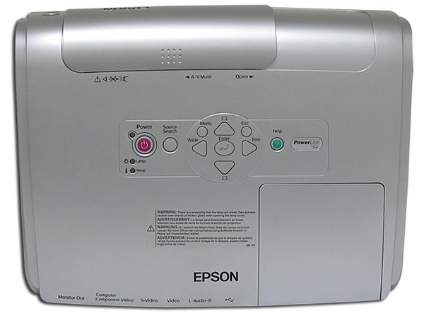 Proyector Epson Powerlite S4 liviano y portátil de 1800 Ansi Lúmenes