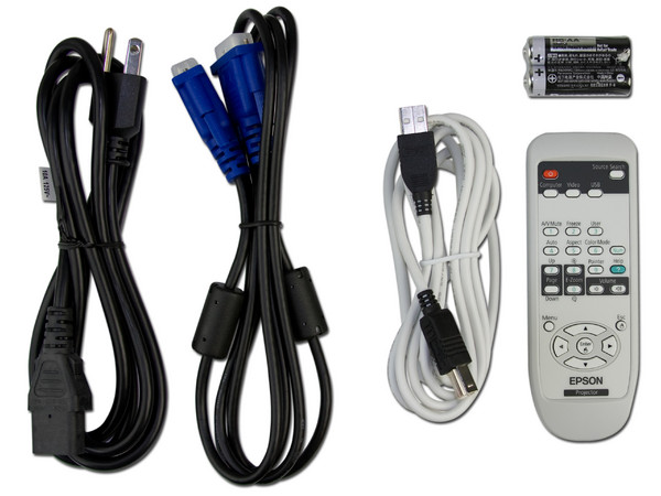 Proyector Epson PowerLite W8+, Resolución de 1280x800 y 2,500 lúmenes.