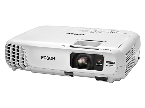 Proyector Epson WXGA PowerLite W18+, Resolución de 1280 x 800, Contraste 10,000:1 y 3,000 ANSI-Lumens.