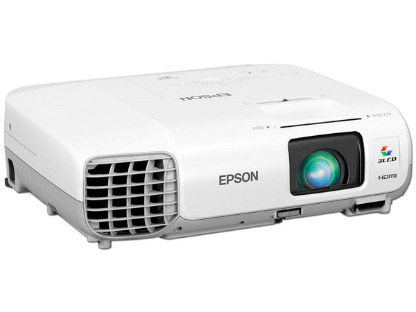 Proyector Epson PowerLite 98H, resolución de 1024 x 768, contraste 10,000:1 y 3,000 ANSI-Lumens.