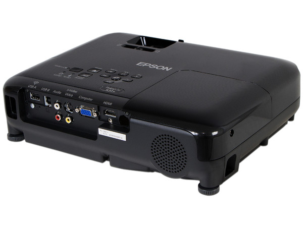 Proyector Epson PowerLite S31+, resolución de 800 x 600, Contraste 15,000:1 y 3,200 ANSI-Lumens.