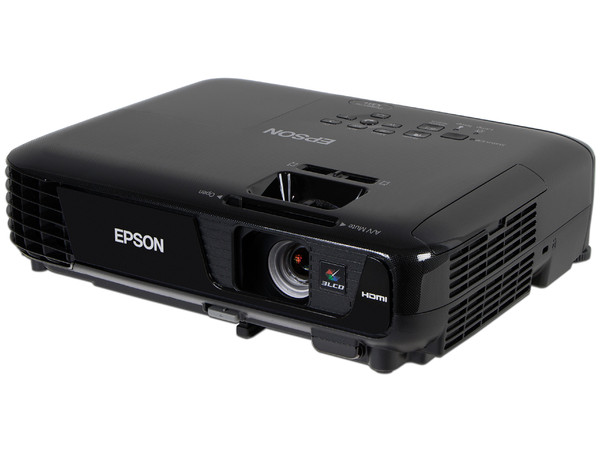Proyector Epson PowerLite S31+, resolución de 800 x 600, Contraste 15,000:1 y 3,200 ANSI-Lumens.
