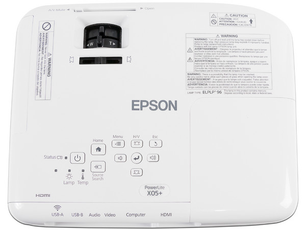 Proyector Epson PowerLite X05+, resolución de 1024 x 768, Contraste 15,000:1 y 3,300 ANSI-Lumens.
Incluye Google Chromecast HDMI (dispositivo de transmisión de contenido multimedia).