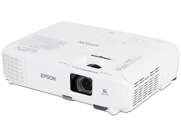 Proyector Epson Power Lite W05+, resolución de 1280 x 800, Contraste 15,000:1 y 3,300 Lumens.